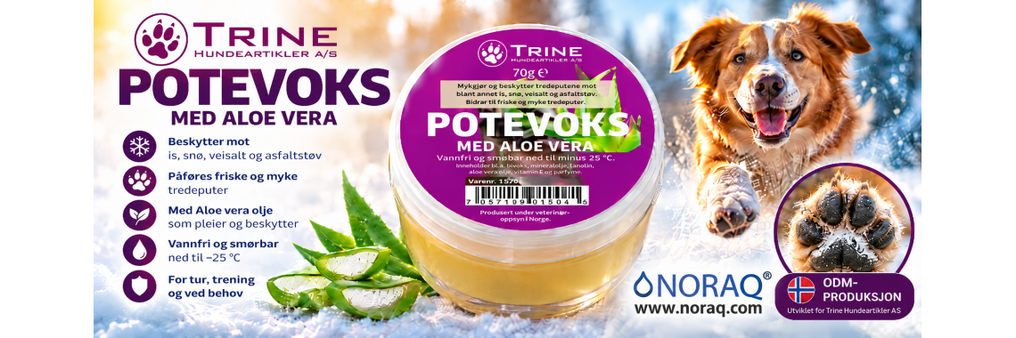 Potevoks med Aloe vera-olje