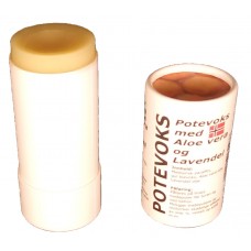 NORAQ Potevoks/Tassvax i "push-up" papphylse (biologisk nedbrytbar)