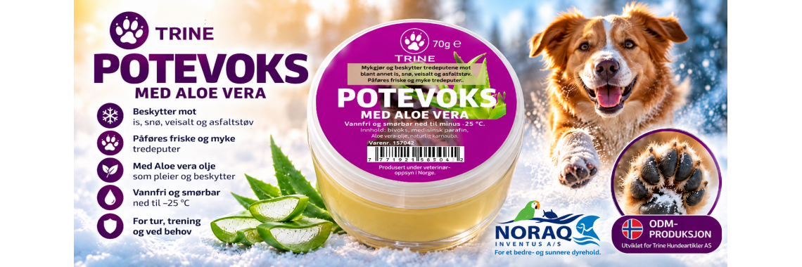 Potevoks med Aloe vera-olje